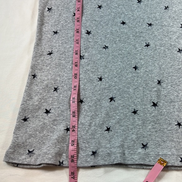 Sonoma XL Grey Stars Ribbed Tank - Picture 12 of 12